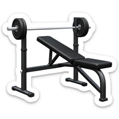 gym bench sticker