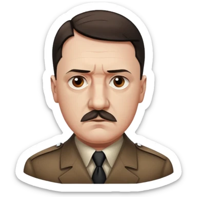 Babyface Adolf Hitler sticker