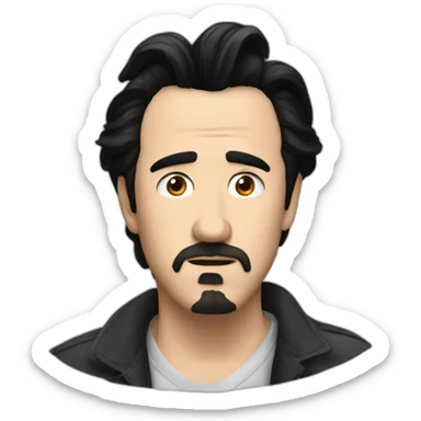 John Cusack en el año 2003 con un poco de barba sticker