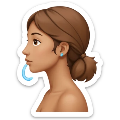 pretty nose Side profile nose breathing sticker