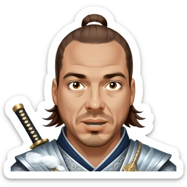Moonlit Samurai sticker