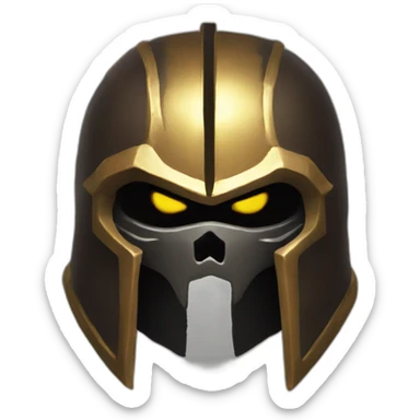 Diablo con casco  sticker