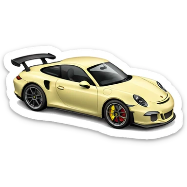 porsche gt3 sticker