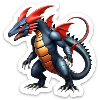 Yveltal-Regigigas-Salandit-Lombax-Weregarurumon-fusion-creature (full body sticker