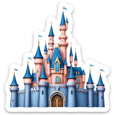 Disneyland paris castle sticker