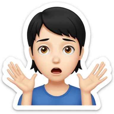 Brain is shoked sticker