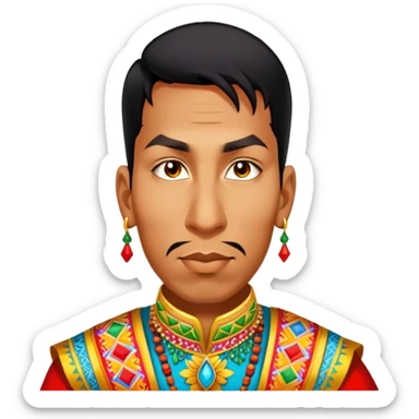 Vibrant Ceremonialist sticker