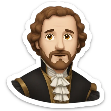 hamlet William sheakspeare sticker