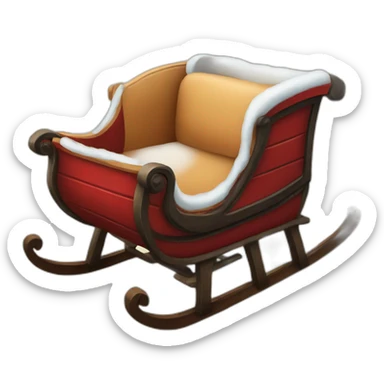 sleigh sticker