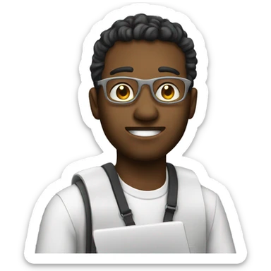 programmer earn money from his computer  sticker