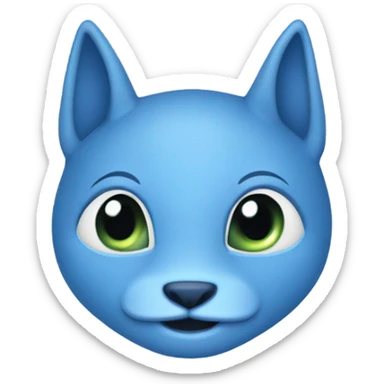 Delfín celeste sticker