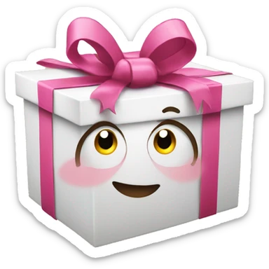 Birthday box sticker