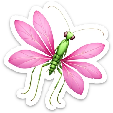 Mantis flower sticker