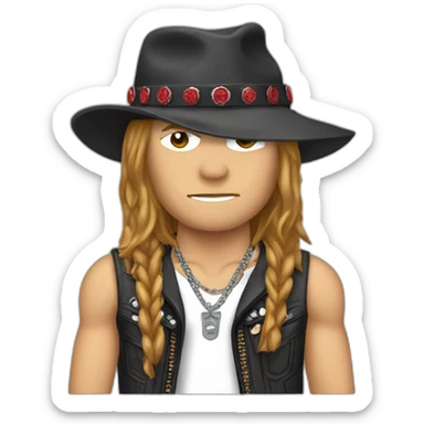 Axl rose sticker