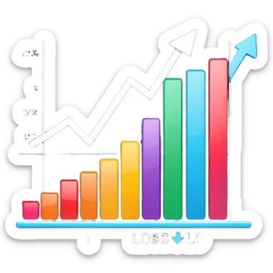 profit and loss chat stocks sticker