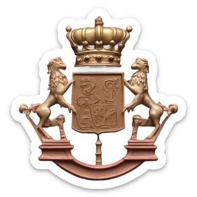 king wax seal  sticker