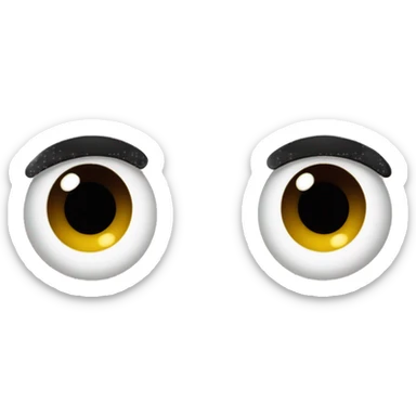 persona normal de pelo negro ojos claro con un tono promedio persona comun sticker