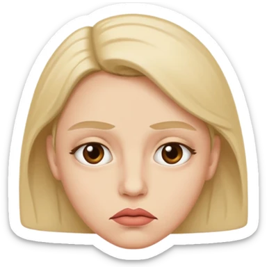 raising both eyebrows in both incomprehension and lassitude but not upset still sticker