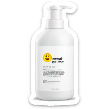 leave-in conditioner bottle with label sticker