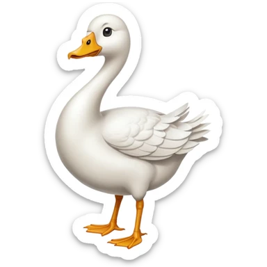 Silly goose sticker