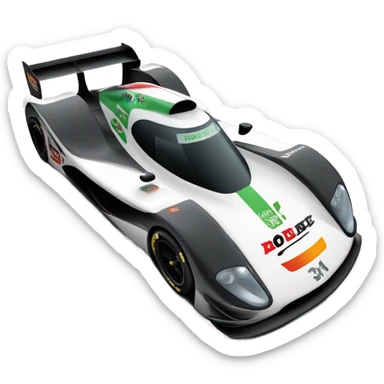 racecar sticker