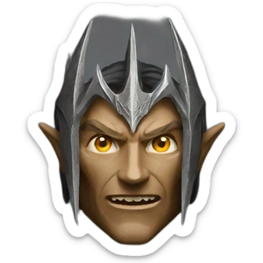 Sauron Lord Of The Rings character sticker