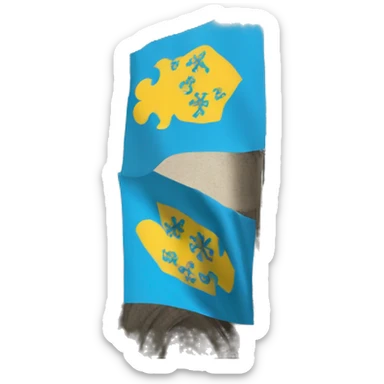 Kingdom Flag of Galicia and Lodomeria sticker
