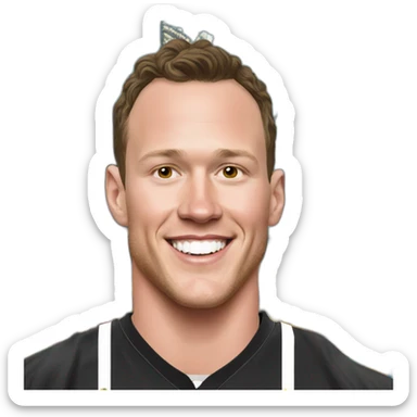 Jonathan Toews at Mardi Gras sticker