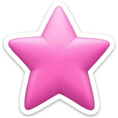 Pink Star  sticker