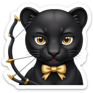 Panther archery  sticker