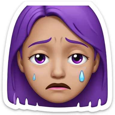 :face-purple-crying: sticker