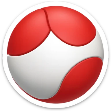 a bouncing ball sticker