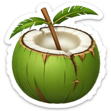 Tender Coconut normal sticker