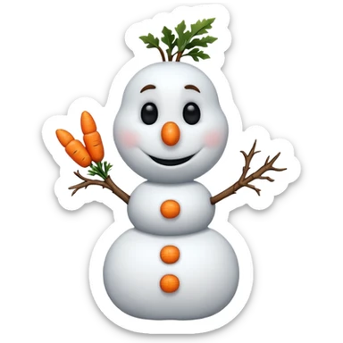 Olaf from the Frozen movie sticker
