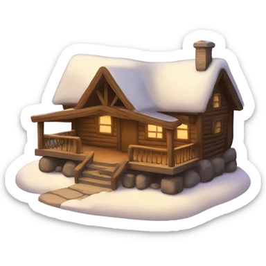 cozy lodge  sticker