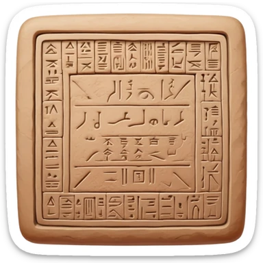 anunnaki ancient tablet sticker