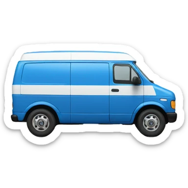 Big Blue Van sticker