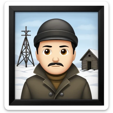 soviet gulag, no frame sticker