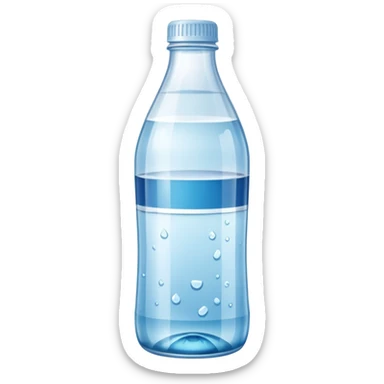  a bottle mineral water sticker