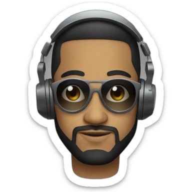 Canadian dj metaverse avatar sticker