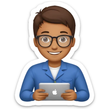 human web developer sticker