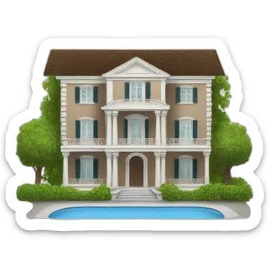 mansion sticker