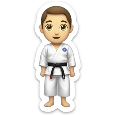 Judoka sticker