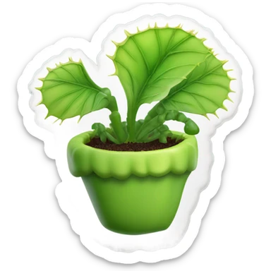 venus flytrap sticker
