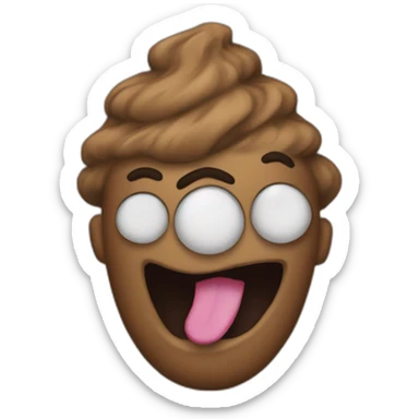 Rock n Roll Poop sticker