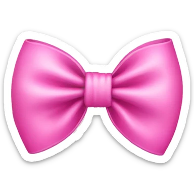 Pink bow  sticker