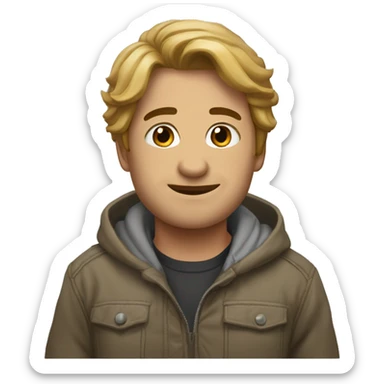 Рыжая девочка с бантиком на голове sticker