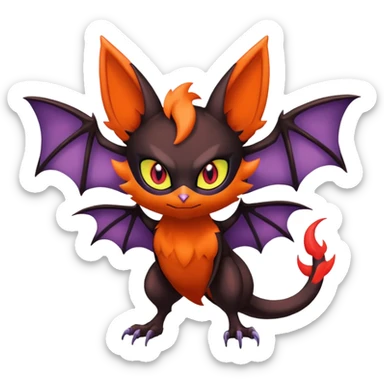 Noibat-Noivern-Litten-Hybrid sticker
