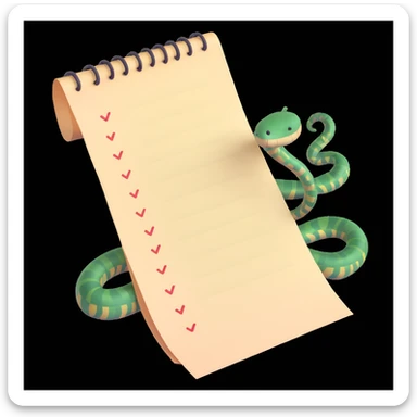 a to-do list paper that is extremely long, curling up and down like a snake, filled with many tiny checkboxes, fading into the distance to look never-ending sticker