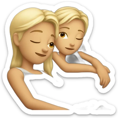 Two child sleeping in a car . A 6 year blond girl ans a 4 year Brown boy sticker